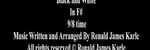 Black and White - Ronald Karle Music Composer and Arranger