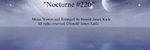 Nocturne #220 - Ronald Karle Music Composer and Arranger